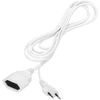 Orno Przedłużacz Vieno lizdo plokščias buitinis prailgintuvas, 1x2P, 1,5m, PVC kabelis H03VV-F 2x0,75mm², 230VAC
