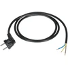 LP Oem Maitinimo kabelis 3x1.5mm juodas 3m su kampiniu kištuku