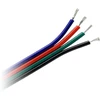 Orno Przewód, RGB LED juostų kabelis, 4x0.35mm2, 25m