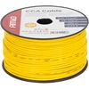 Viengyslis CCA kabelis, geltonas, 1x0.75mm² 100m 3.75A 12/230V AMIO-04447