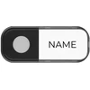 Przycisk Belaidis baterijomis maitinamas mygtukas, skirtas išplėsti FUDU serijos durų skambučius, juodas