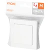 Przycisk „Malta“ durų skambučio mygtukas, 10A, 250V, WP-6/7M, baltas