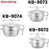 Garų kepimo puodas, 26 cm, 4,6 l, Klausberg, KB-9073