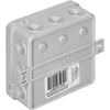 Orno Puszka CLICK skirstomoji dėžutė, IP54, 12 įėjimų, 100x100x41mm, pilka