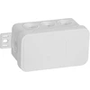 Orno Puszka CLICK skirstomoji dėžutė, IP54, 8 įvadai, 80x45x41mm, balta, 100 vnt.