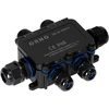 Orno Puszka Dėžutė be tvirtinimo HD IP68, 0,75–4,0 mm?, 2 M20 jungtys, 4 M16 jungtys
