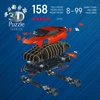 Ravensburger Puzzle 3d dėlionė 158 vienetų lamborghini huracan evo arando automobilis
