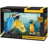 CUBIC FUN CUBICFUN NG 3D dėlionė „Mėlyngurklė ara“