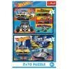 Trefl Dėlionė 3x70 vnt. - Hot Wheels