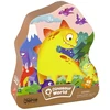 Puzzle Dėlionė LeanToys Dinozaurų Slėnis, 48 detalių