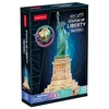 CubicFun Puzzle Laisvės statulos 3D LED dėlionė (naktinė versija)