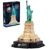 CubicFun Puzzle Laisvės statulos 3D LED dėlionė (naktinė versija)