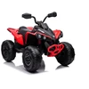 Lean Cars Vienvietis vaikiškas elektromobilis Quad, raudonas