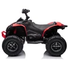 Lean Cars Vienvietis vaikiškas elektromobilis Quad, raudonas