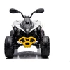 Lean Toys Akumuliatorinis keturratis- visureigis vaikams „Can-Am Renegade 4x4“, baltos spalvos