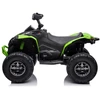 Lean Cars Akumuliatorinis keturratis- visureigis vaikams „Can-Am Renegade 4x4“, žalios spalvos