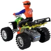 Lean Toys Keturratis su trinties varikliu ir bekelės ratais