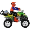 Lean Toys Keturratis su trinties varikliu ir bekelės ratais