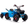 Lean Cars Akumuliatorinis keturratis su priekaba vaikams XMX630T, mėlynos spalvos