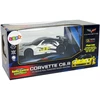 Lean Toys Nuotoliniu būdu valdomas sportinis automobilis Corvette C6.R, 2.4 G, 1:24, baltas