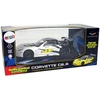 Lean Cars Radijo bangomis valdomas sportinis automobilis Corvette C6.R 1:18 baltas