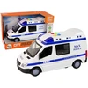 Lean Toys Policijos automobilis su frikcine pavara ir efektais LeanToys