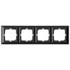 Ramka Pearl Quad Frame, Ra-4P, juodas