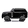 Dvivietis vaikiškas elektromobilis Lean Cars DK-RR998 Range Rover, juodas