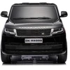 Dvivietis vaikiškas elektromobilis Lean Cars DK-RR998 Range Rover, juodas