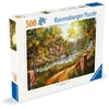 Ravensburger - Dėlionė Namelis prie upės 500p (12000218)