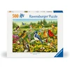 Ravensburger Dėlionė 500 vnt. - Paukščiai pievoje