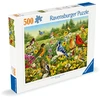 Ravensburger Dėlionė 500 vnt. - Paukščiai pievoje