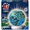 Ravensburger - Dėlionės formos naktinė lemputė Žemė naktį 72 p (12008055)