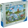Ravensburger Dėlionė 1000 vnt. - Gyvenimas prie vandens