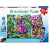 Dėlionė Ravensburger - Maži sodo drakonai 3x49p (12004301)