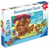 Dėlionė Ravensburger - Meškiukų šeimos atostogos 2x24p (12004046)