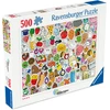 Dėlionė Ravensburger - Mielas Kawaii Chaosas 500p (12001796)