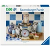 Ravensburger Dėlionė 1500 vnt. - Kačiukai virtuvėje