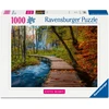 Ravensburger Dėlionė 1000 vnt. - Rudeninis medinis takas