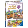 Dėlionė Ravensburger - Statybvietės gyvūnai - 2/4/6/8 psl. (10105717)