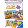 Dėlionė Ravensburger - Statybvietės gyvūnai - 2/4/6/8 psl. (10105717)
