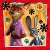 RAVENSBURGER Dėlionė dėlionė Zootopia 2, 3x49 det., 12004137 5