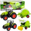Lean Toys RC traktorius su presu 1:24