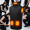 Realne Ceny Krzysztof Alchimionek 30x Šildoma liemenė Be rankovių Striukė Žieminė Unisex USB Powerbank r XL