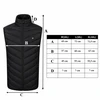 Realne Ceny Krzysztof Alchimionek 30x Šildoma liemenė Be rankovių Striukė Žieminė Unisex USB Powerbank r L