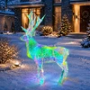 Realne Ceny Krzysztof Alchimionek Renifer LED holograficzny 3d świąteczny geometryczny sodo ozdoba 90cm