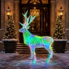 Realne Ceny Krzysztof Alchimionek Renifer LED holograficzny 3d świąteczny geometryczny sodo ozdoba 90cm