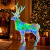 Realne Ceny Krzysztof Alchimionek Renifer LED holograficzny 3d świąteczny geometryczny sodo ozdoba 90cm