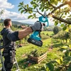 Realne Ceny Krzysztof Alchimionek 48x Rinkinys 3w1 Piła Sekator Akumuliatorinis + Wysięgnik 2x Bateria Įkroviklis
