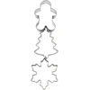 Realne Ceny Krzysztof Alchimionek Wykrawaczki Świąteczne Foremki Do Ciastek Ciasteczek Pierników Rinkinys 3 vnt..